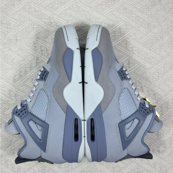 Jordan Blue and Gray Sneakers with Classic Design